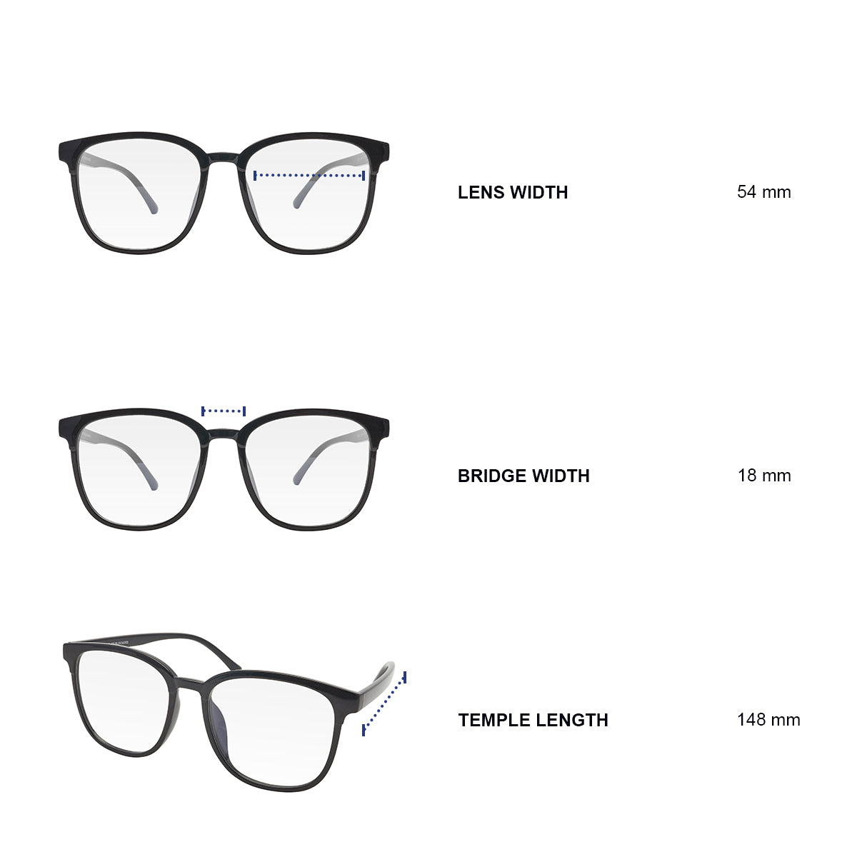 Amari Blue Light Blocking Glasses Lemon Poseidon