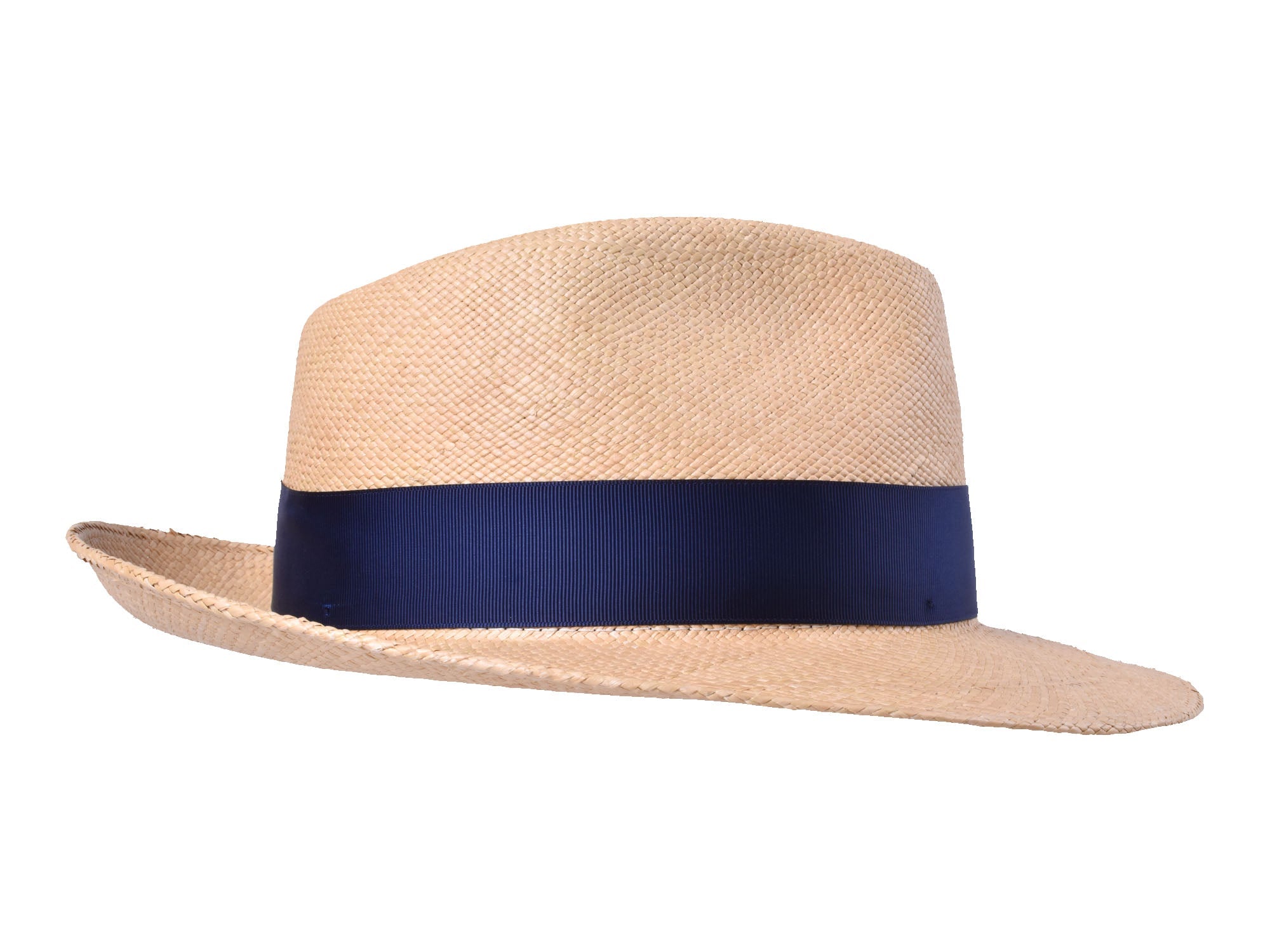 Beige Panama Fedora hat from Bigalli Hats USA, stylish sun hat with a wide brim and classic design for sun protection and fashion.