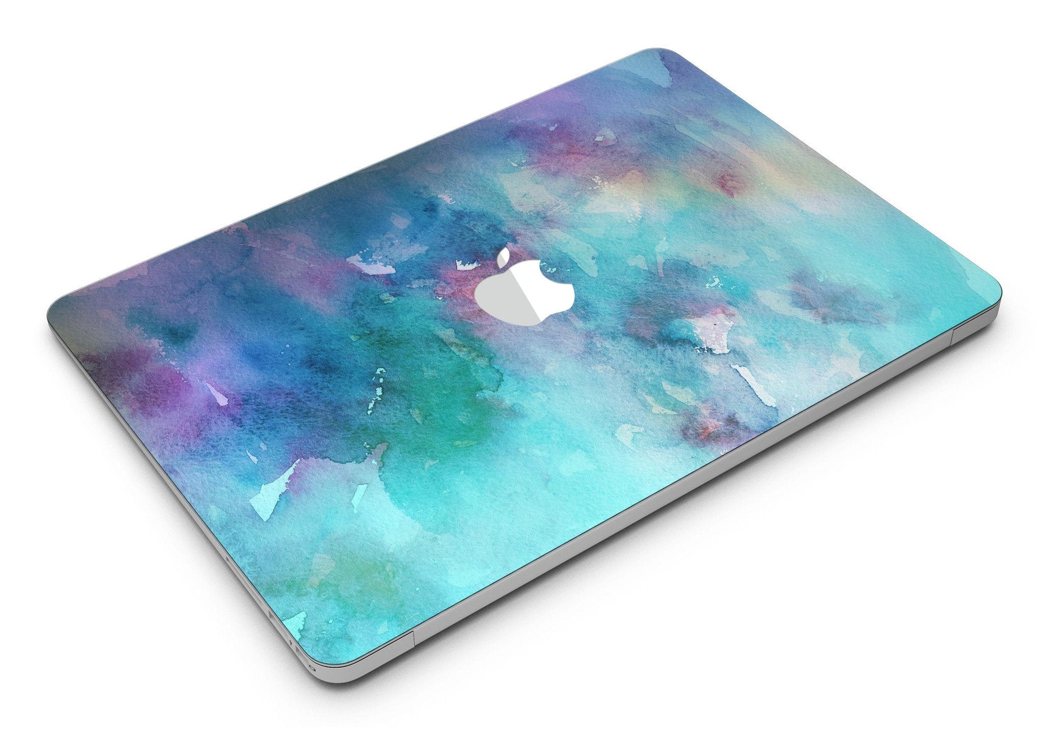 Bright Absorbed Watercolor Texture - MacBook Air Skin Kit Blue Leto