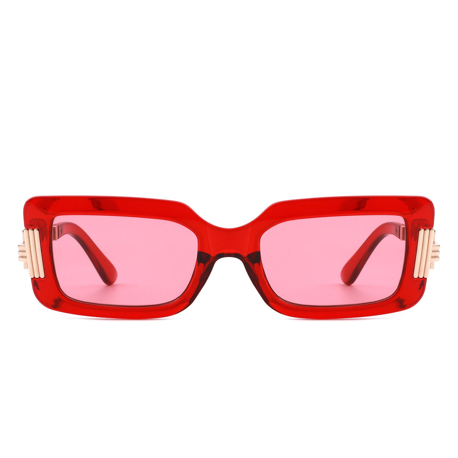 Sylphine - Oversize Sporty Square Chunky Shield Sunglasses Gray Baobab