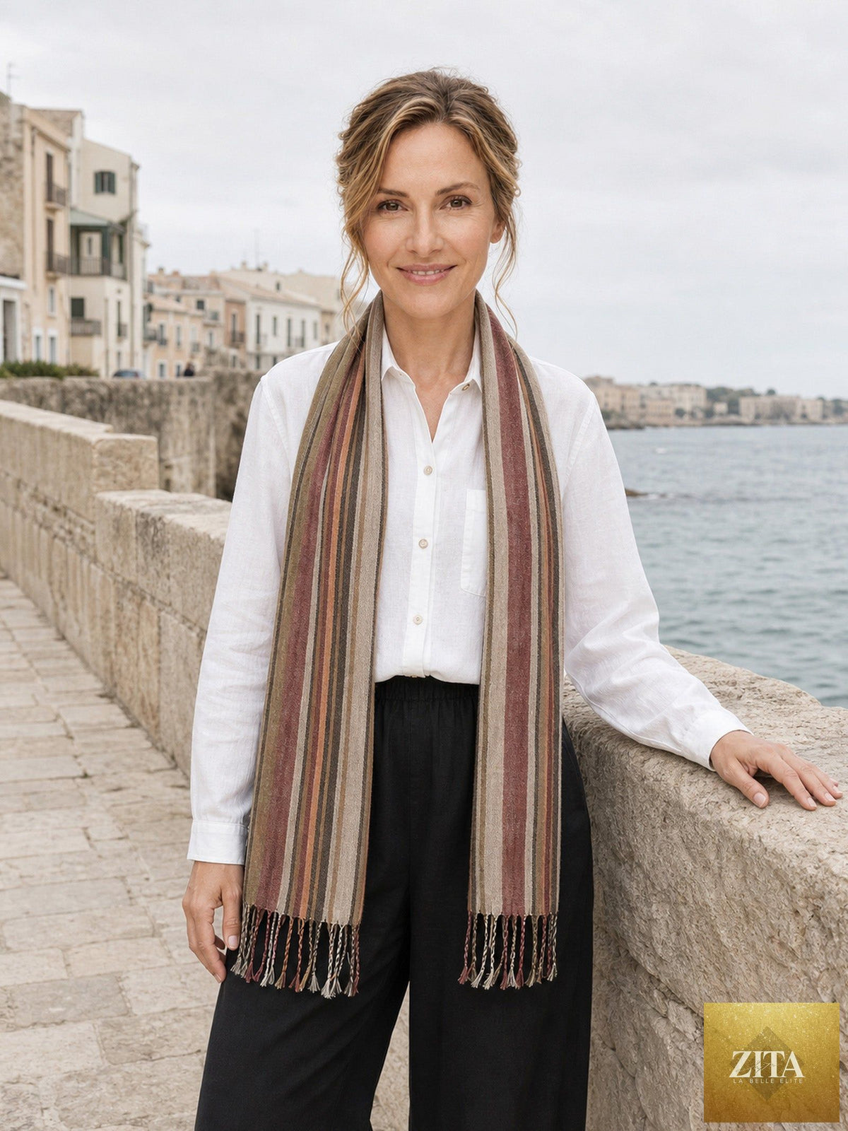 Cotton Linen Lightweight Soft Scarf