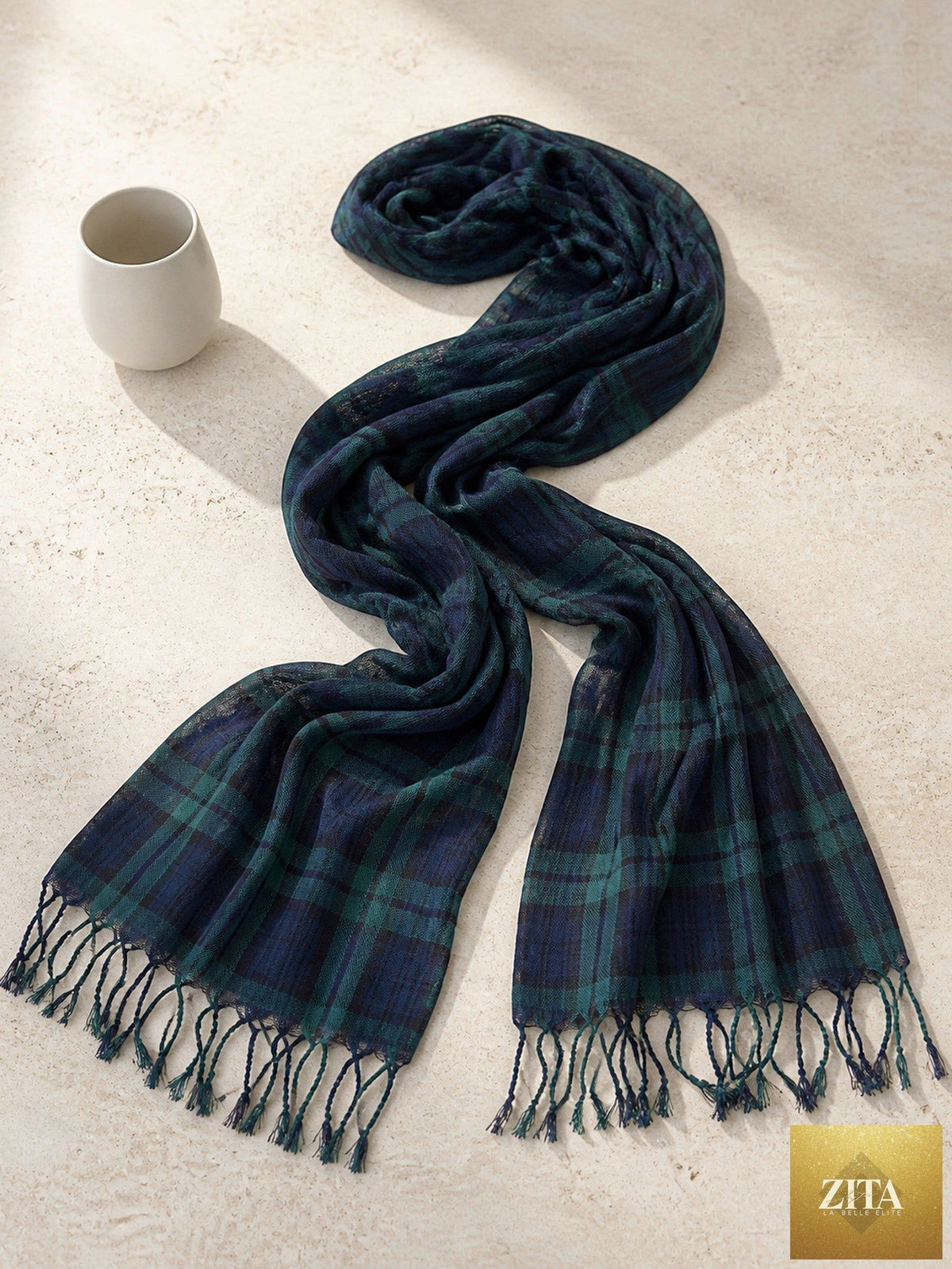 Cotton Linen Lightweight Soft Scarf