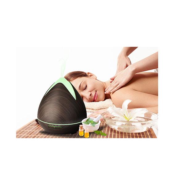 Essential Oils Ultrasonic Aromatherapy Air Humidifier 400Ml Dark Wood Amethyst Hera