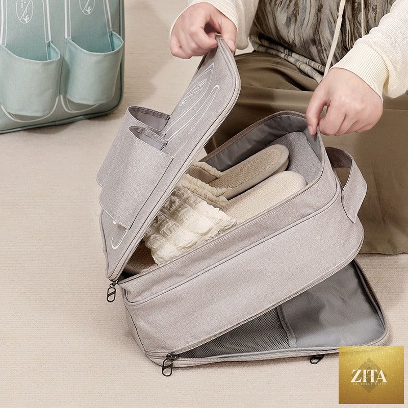 Travel portable shoes Dust storage bag Multi-functional shoe bag