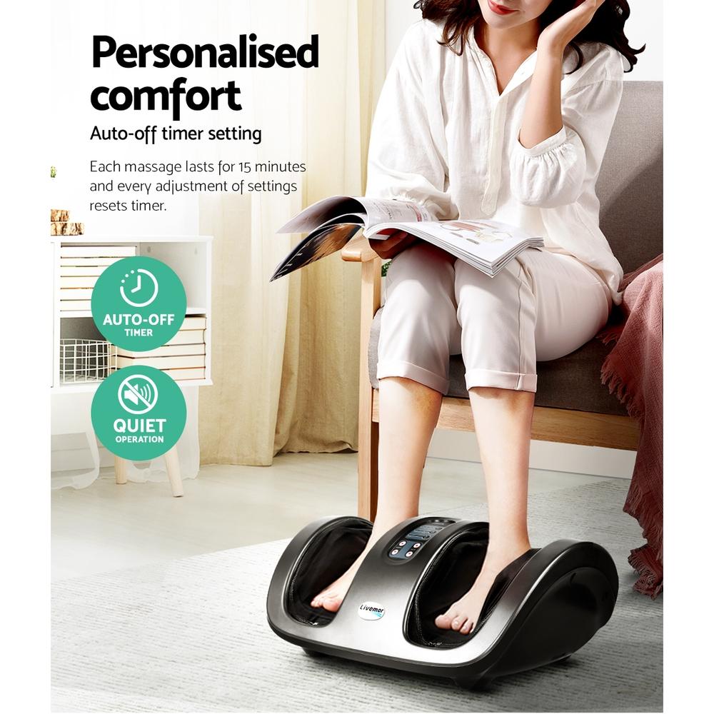 Livemor Foot Massager Shiatsu Massagers Electric Roller Kneading Leg