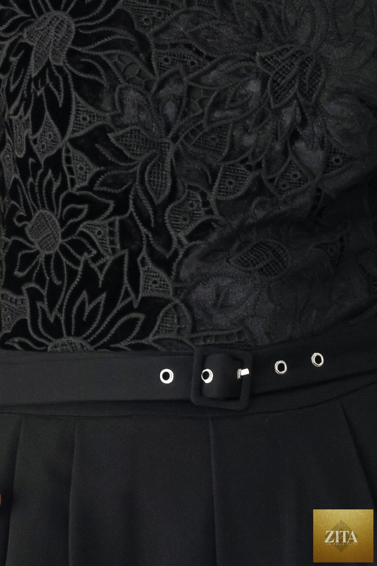 AFTER DARK LACE WIDE LEG JUMPSUIT