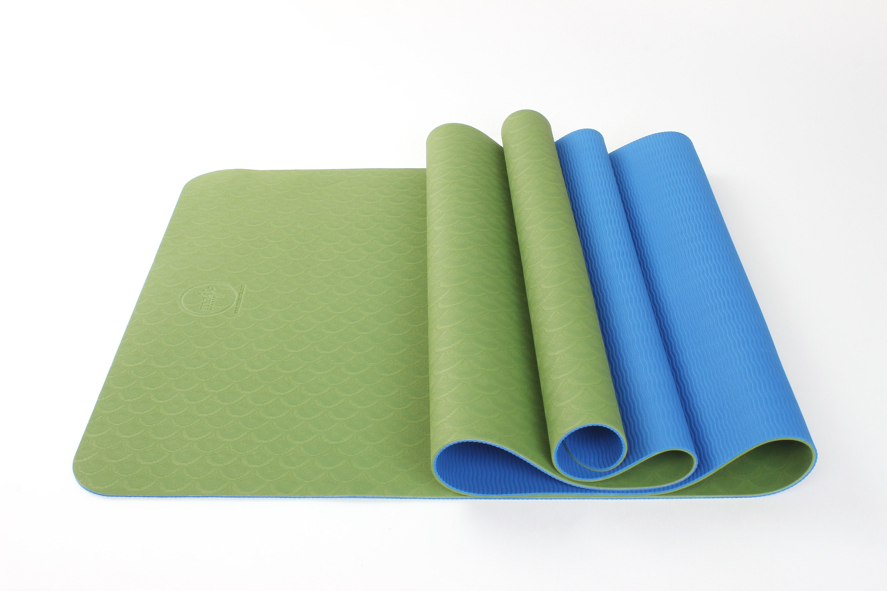 2 Tone TPE Premium Yoga Mat Azure Jason