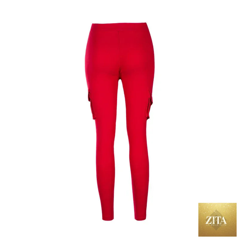 Elegant elastic women's oversize drawstring long pencil pants with a sleek fit, designed for comfort and style.
