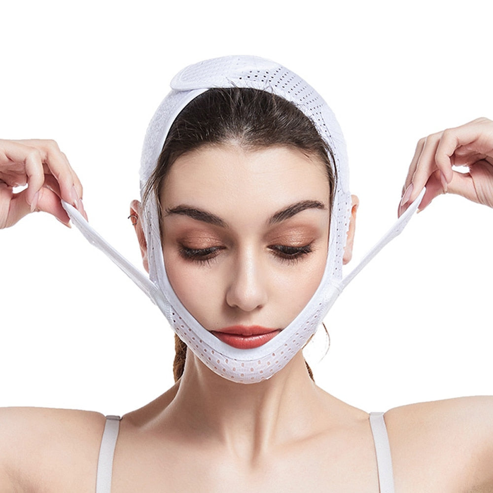 V Face Shaper Facial Slimming Bandage Relaxation Lift Up Belt Shape
