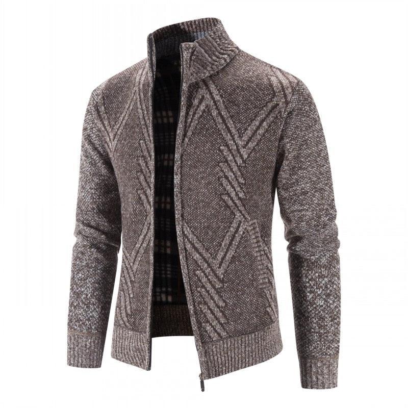 Stevvex men's warm autumn winter fleece jacket, slim fit casual solid jacket with hood, soft sweater-style, lightweight and stylish.
