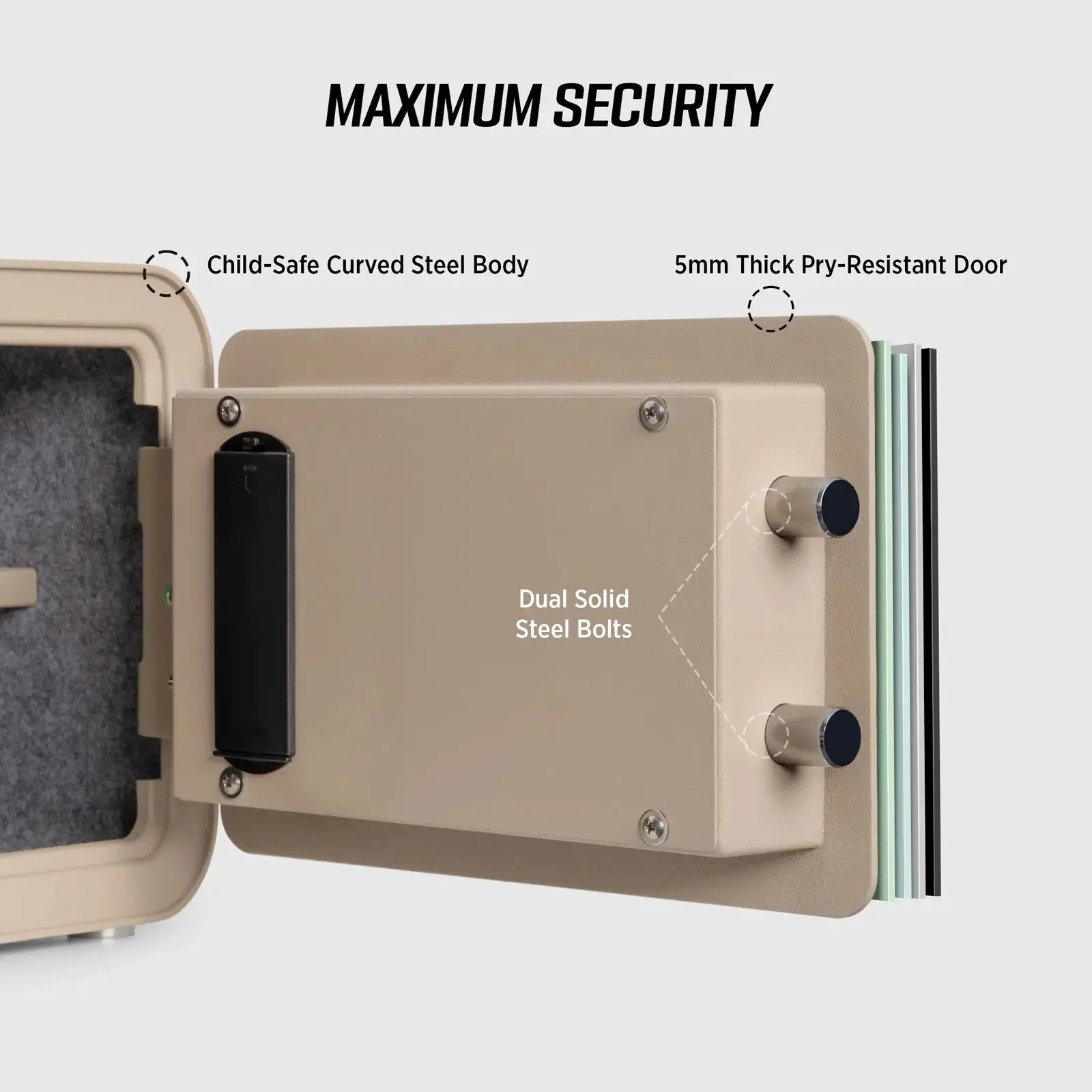 Millitari QT25 Compact Safe – Secure, Stylish, and Built to Last
