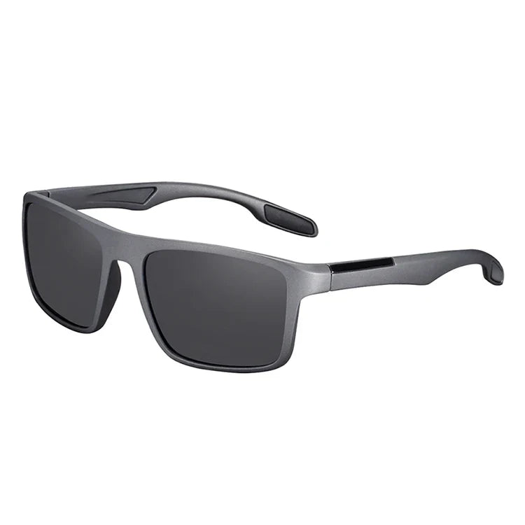 Stevvex BARCURTR90 ultralight polarized sunglasses for men with vintage square frame and UV400 protection, summer eyewear.