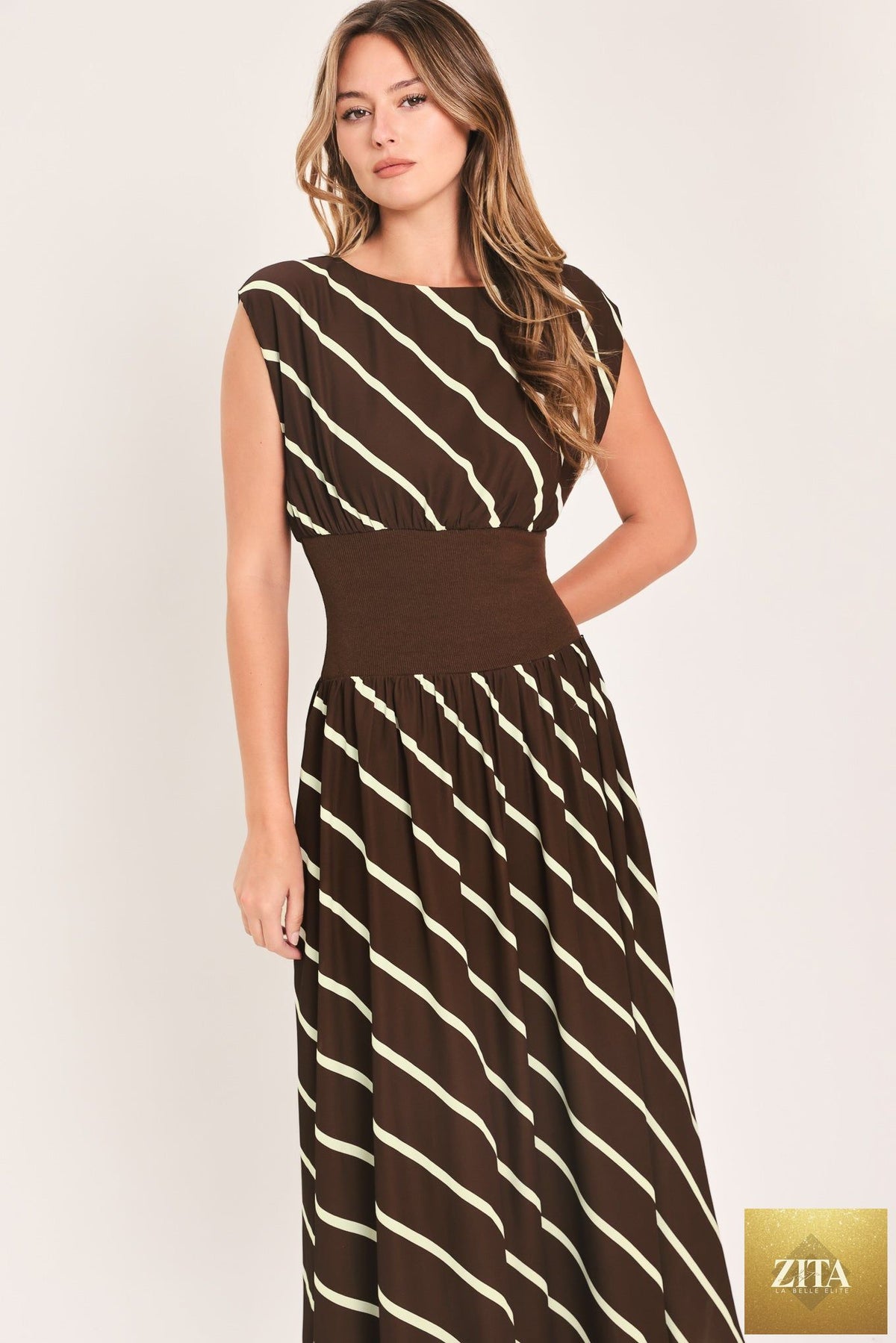 AUTUMN IN PARIS PRINTED MIDI DRESS