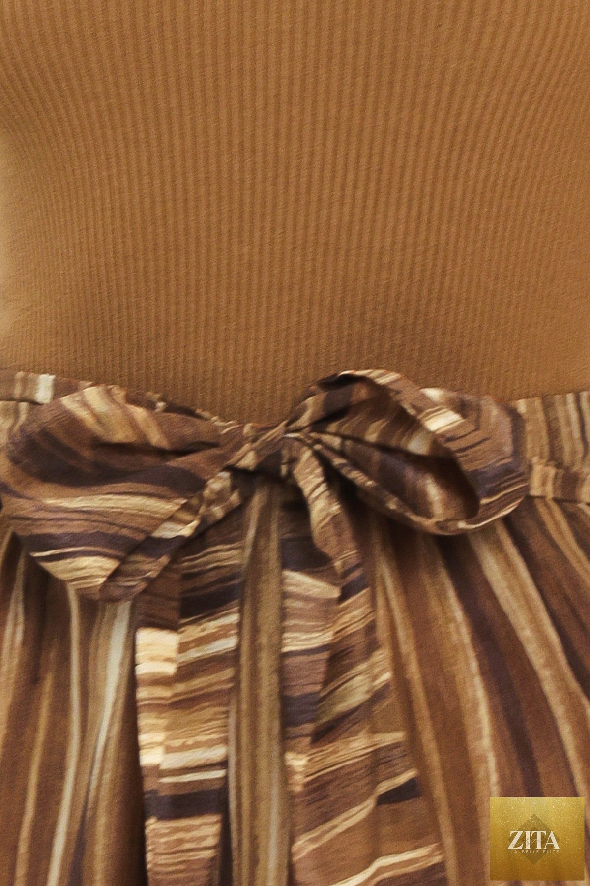 GOLDEN QUILL ROMANCE MIDI DRESS
