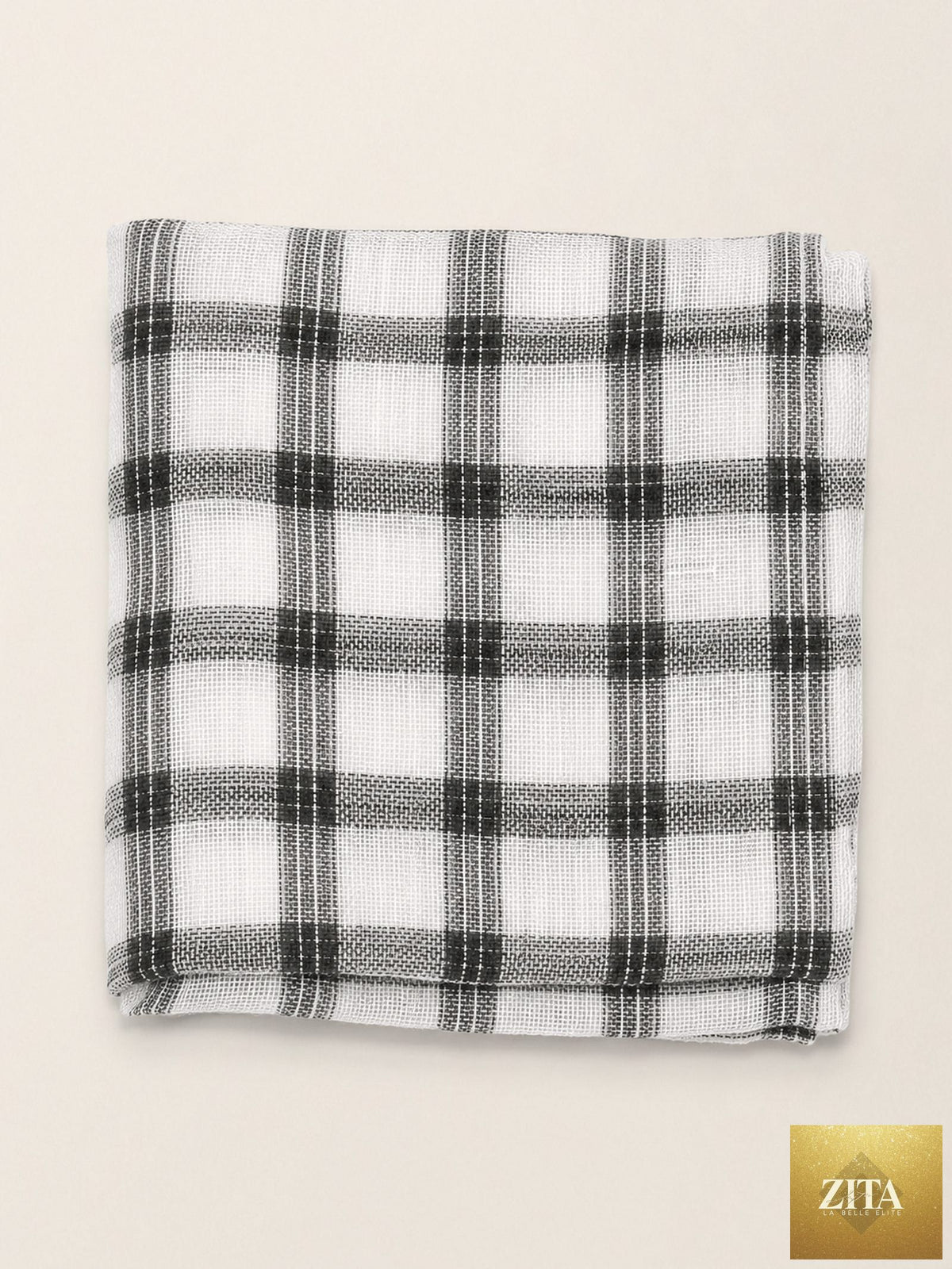Natural Linen Soft Texture Scarf