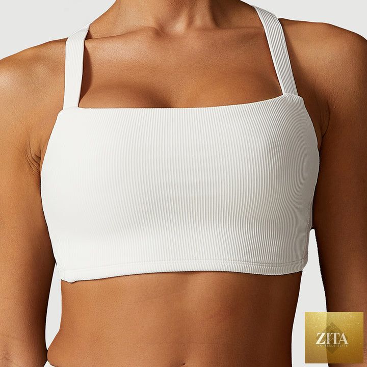 Sculpting Square-Neck Performance Bra