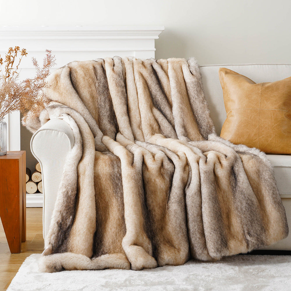 Cozy Winter Plush Fleece Blanket