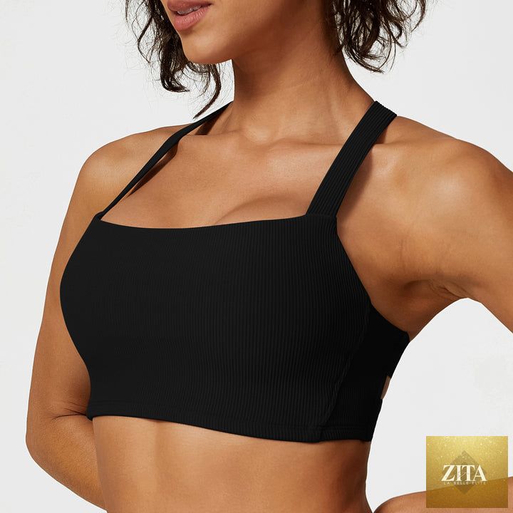 Sculpting Square-Neck Performance Bra
