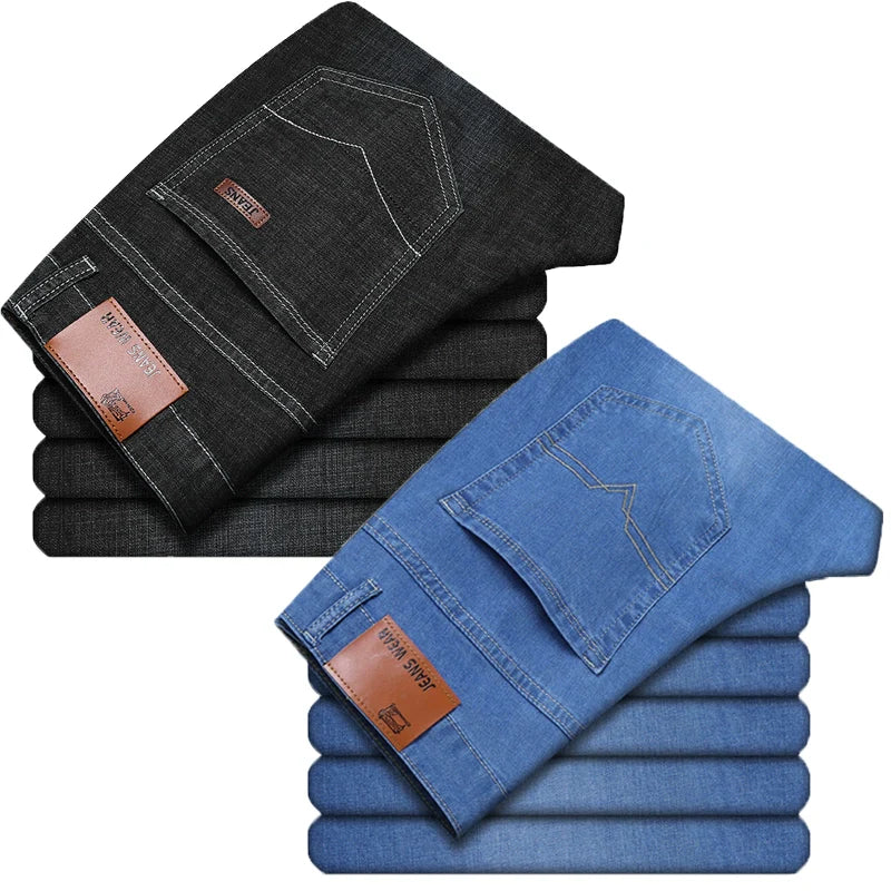 Trendy Summer Men Casual Slim Jeans