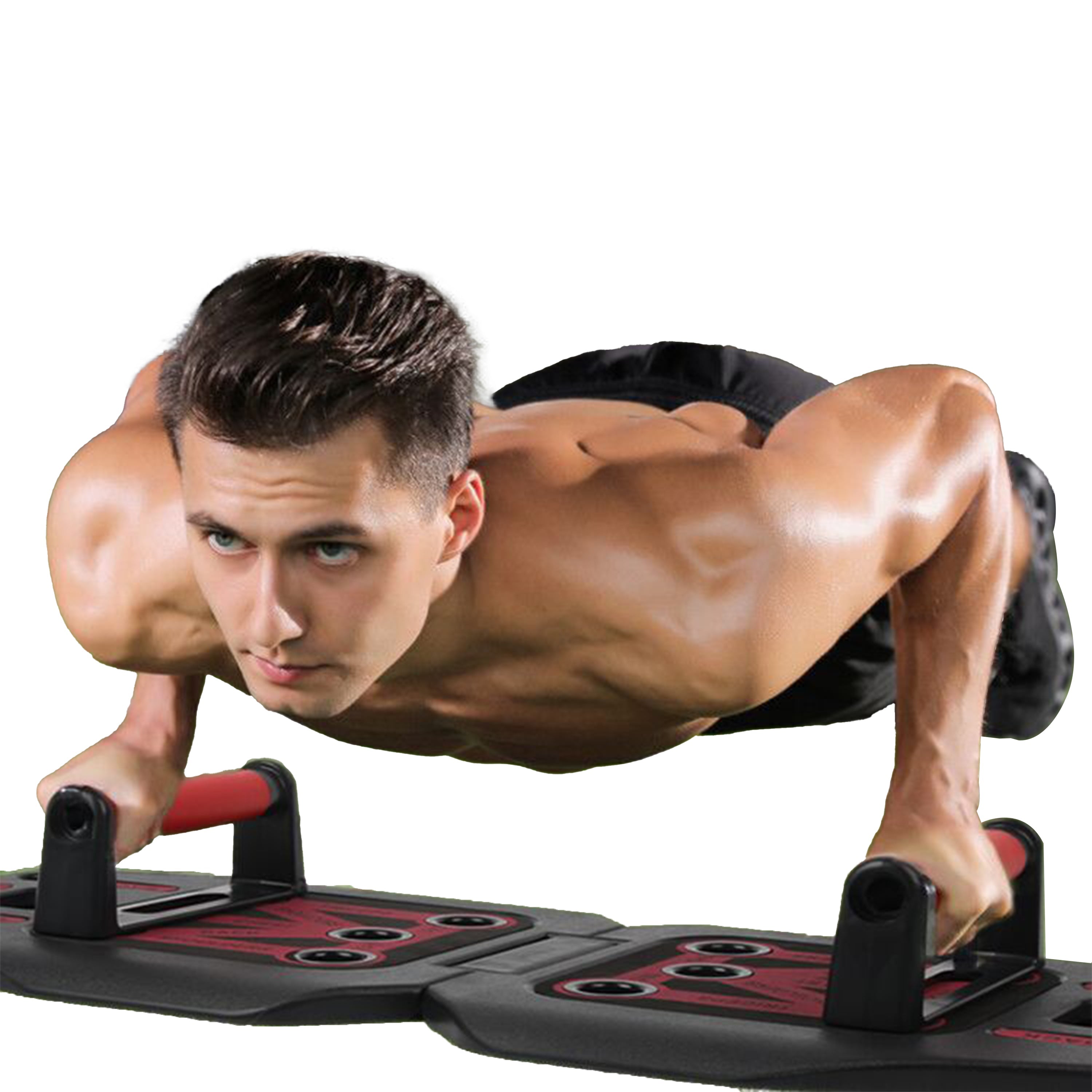 9 in 1 Push Up Rack Board System Fitness Workout Train Gym Exercise Copper Hecuba