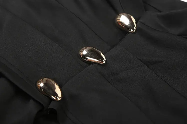 MoaaYina Winter Gray Black Coat With Grid Pattern And Double Breasted Lace Up Coat With Fungus Edge S-4XL ZITA LA BELLE ÉLITE