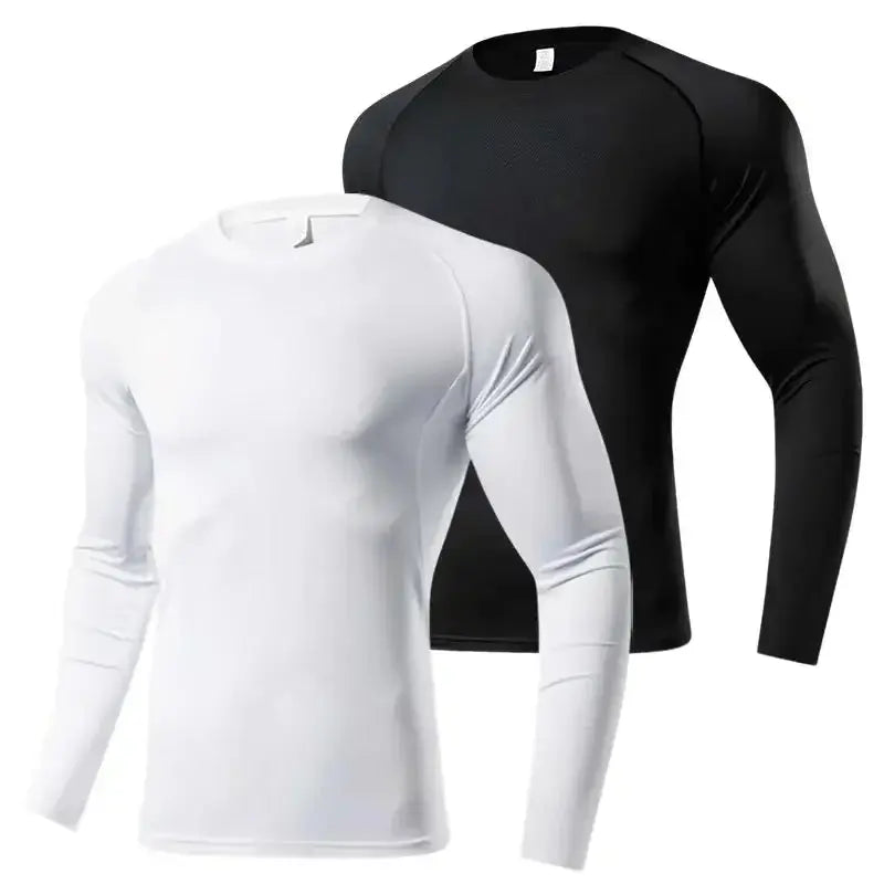 Men's fitness long sleeve suit, sports T-shirt tight and elastic, gym fitness training, quick dry comfortable fit ZITA LA BELLE ÉLITE