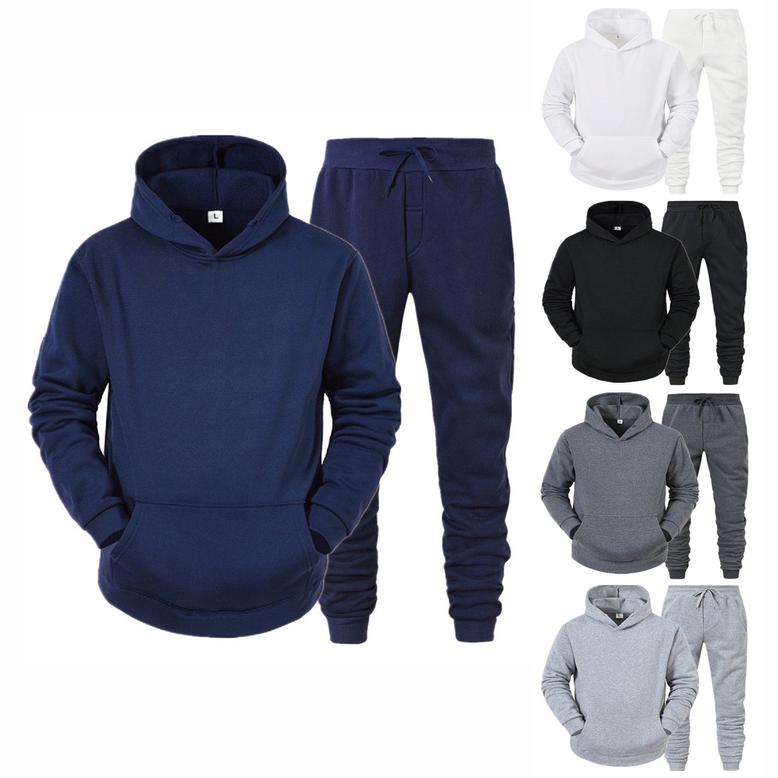 Men Sportswear Sweater Suit Hoodies + Pants Sports Clothing Spring Autumn Sets Jogging Trousers Running Male Tracksuits ZITA LA BELLE ÉLITE