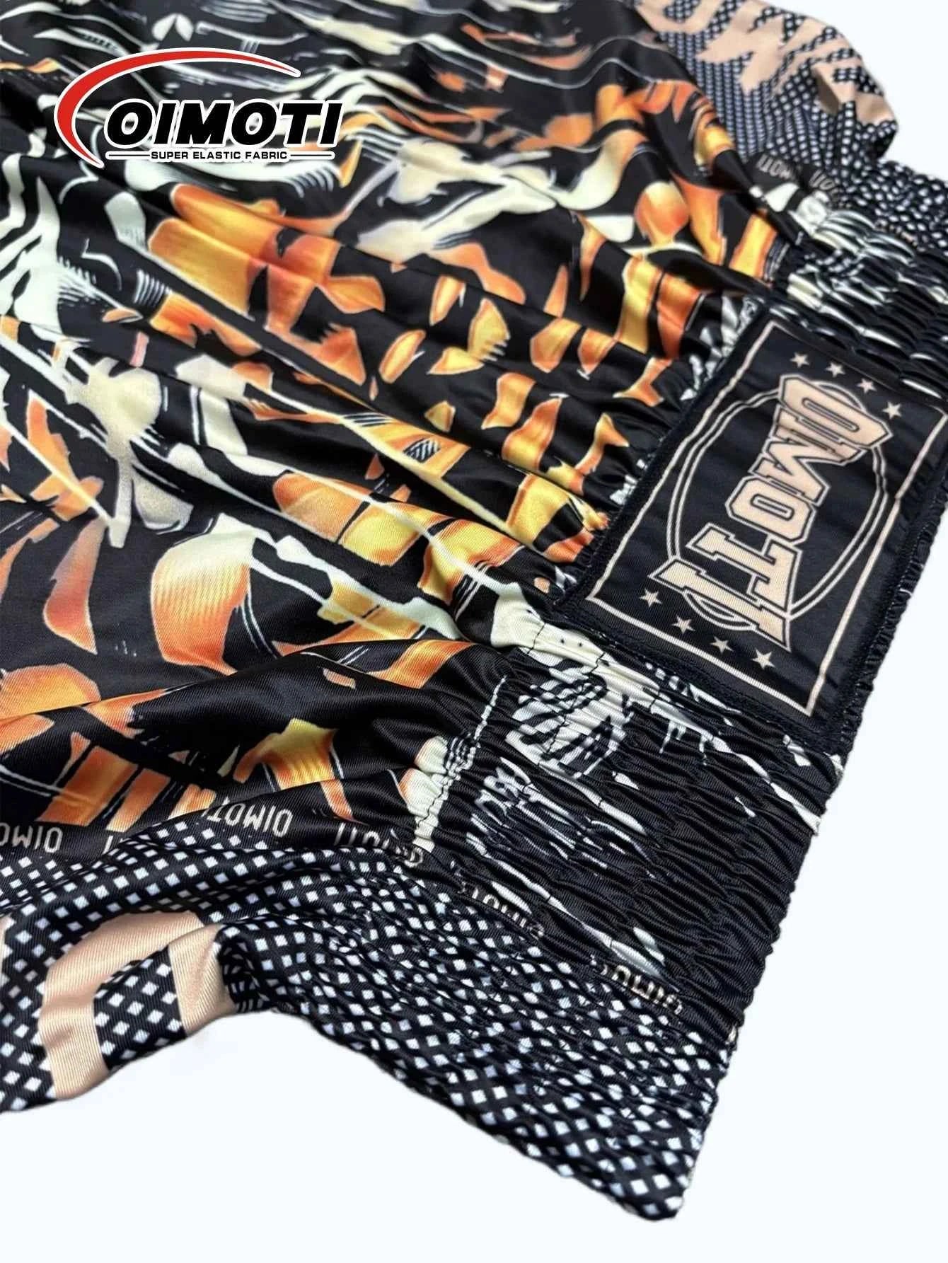 Men's elastic quick-dry sports shorts by THRIXINE, lightweight and breathable for active wear.
