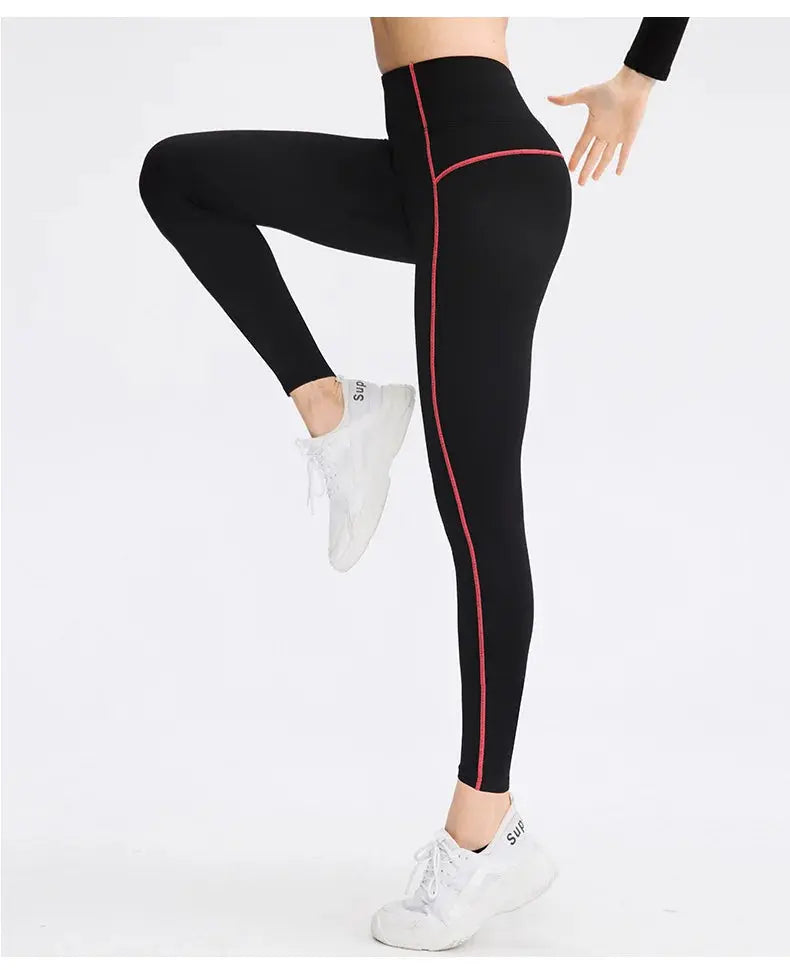 Autumn Winter Fleece Fitness Yoga Clothes Tight Fitting Sweatsuit Women Outdoor Running Sport Training Shirt Pants Two-piece Set ZITA LA BELLE ÉLITE