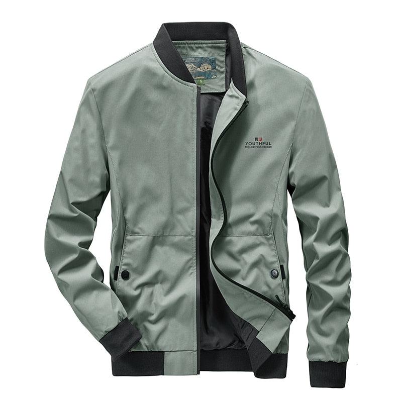 Men's lightweight blue windbreaker jacket by Stevvex, casual outdoor waterproof coat for spring and autumn, slim fit, stylish design.