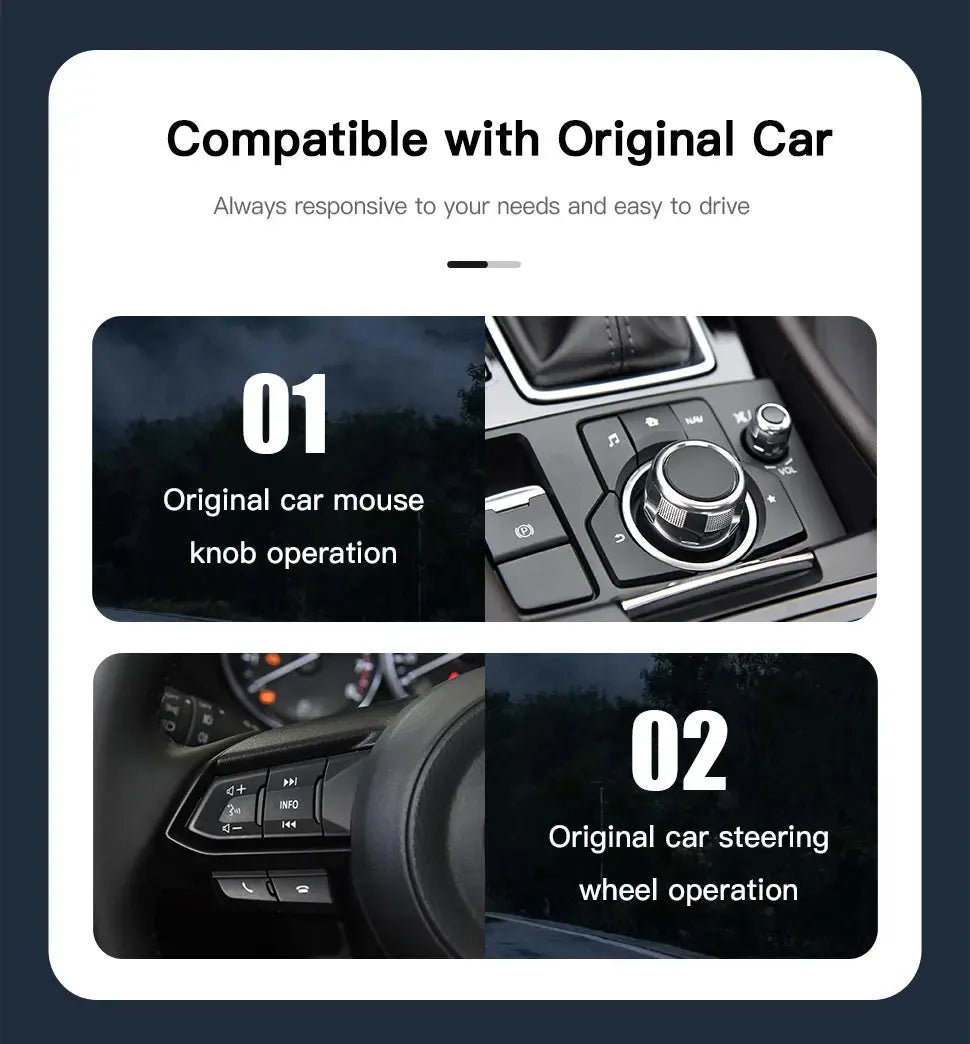 NEW P3 For Wireless Apple CarPlay Android Auto Adapter USB Hub OEM for Retrofit Mazda 2 3 6 CX3 CX5 CX8 CX9 MX5 TK78669U0C Kit ZITA LA BELLE ÉLITE