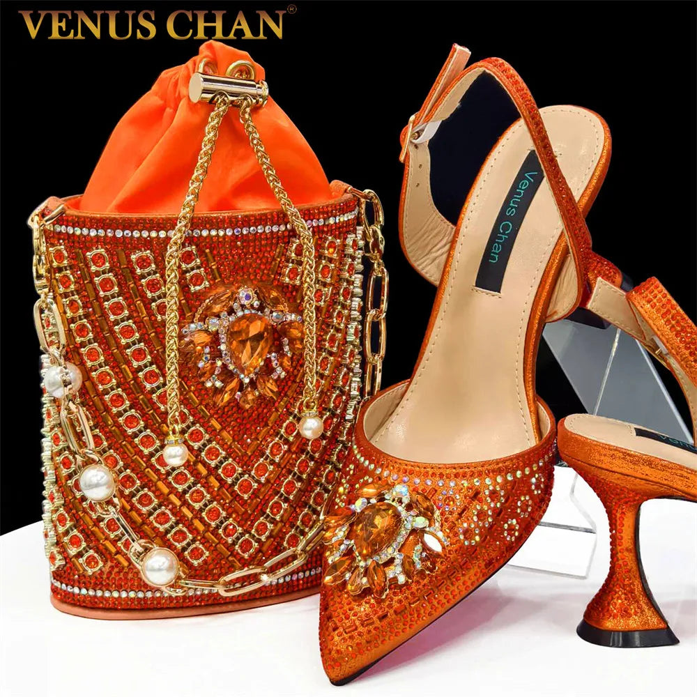 Italian Shoes and Bags Matching Set for Women INS34