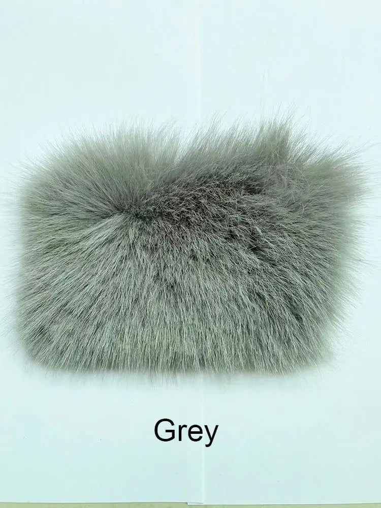 ZADORIN Luxury Big Collar Spliced Cropped Faux Fur Coat Woman Clothing Thicken Furry Faux Fur Jacket Winter Fur Coats Top Mujer ZITA LA BELLE ÉLITE