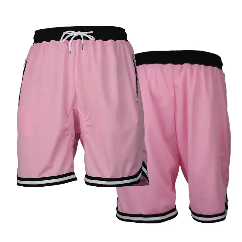 Men's THRIXINE quick dry gym jogger shorts in various colors, lightweight athletic shorts with comfortable fit for workouts.