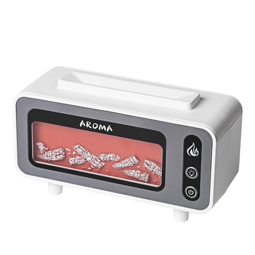 Fireplace Diffuser 7 Colors LED Ultrasonic Aroma Essential Oil 3D Maroon Asteria