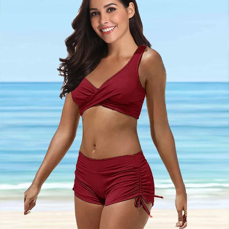 Women's Camouflage Two Piece Swimsuit S-5XL