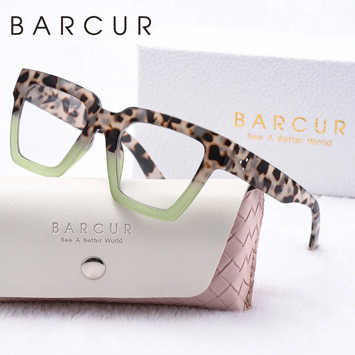 Stevvex pink square reading glasses with thick frames, blue light blocking lenses, lightweight design, suitable for women and men.