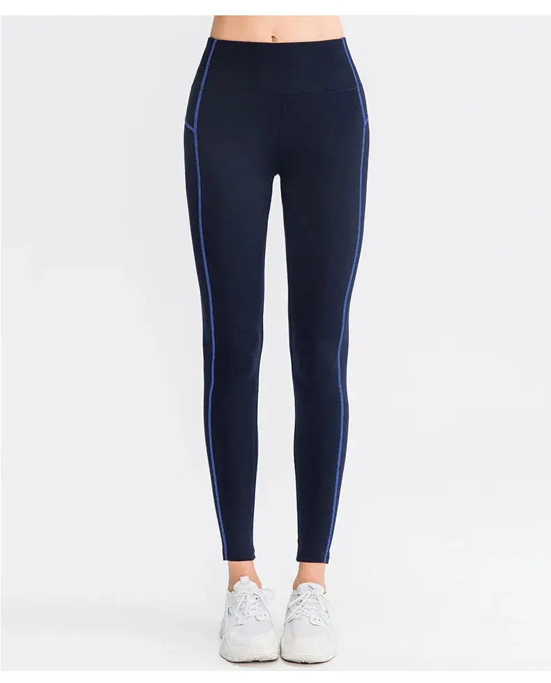 Autumn Winter Fleece Fitness Yoga Clothes Tight Fitting Sweatsuit Women Outdoor Running Sport Training Shirt Pants Two-piece Set ZITA LA BELLE ÉLITE