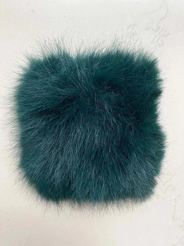 ZADORIN Luxury Big Collar Spliced Cropped Faux Fur Coat Woman Clothing Thicken Furry Faux Fur Jacket Winter Fur Coats Top Mujer ZITA LA BELLE ÉLITE