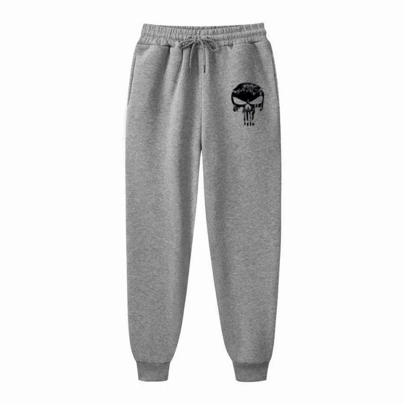 Men's THRIXINE cotton gym sweatpants with elastic waist, comfortable athletic pants for active wear.