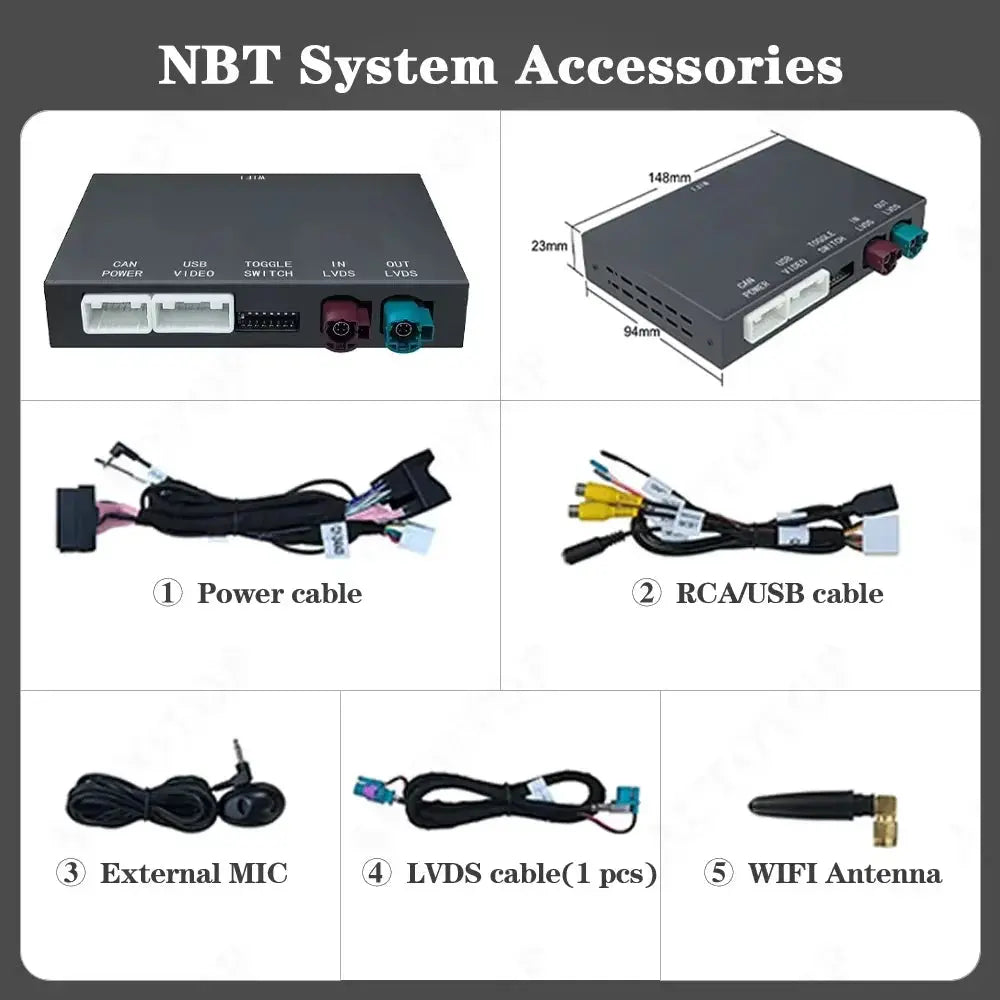 Wireless Apple CarPlay & Android Auto Mirror Link Functions Decoder For BMW NBT System 1 2 3 4 5 6 7 Series X1 X3 X4 X5 X6 MINI ZITA LA BELLE ÉLITE