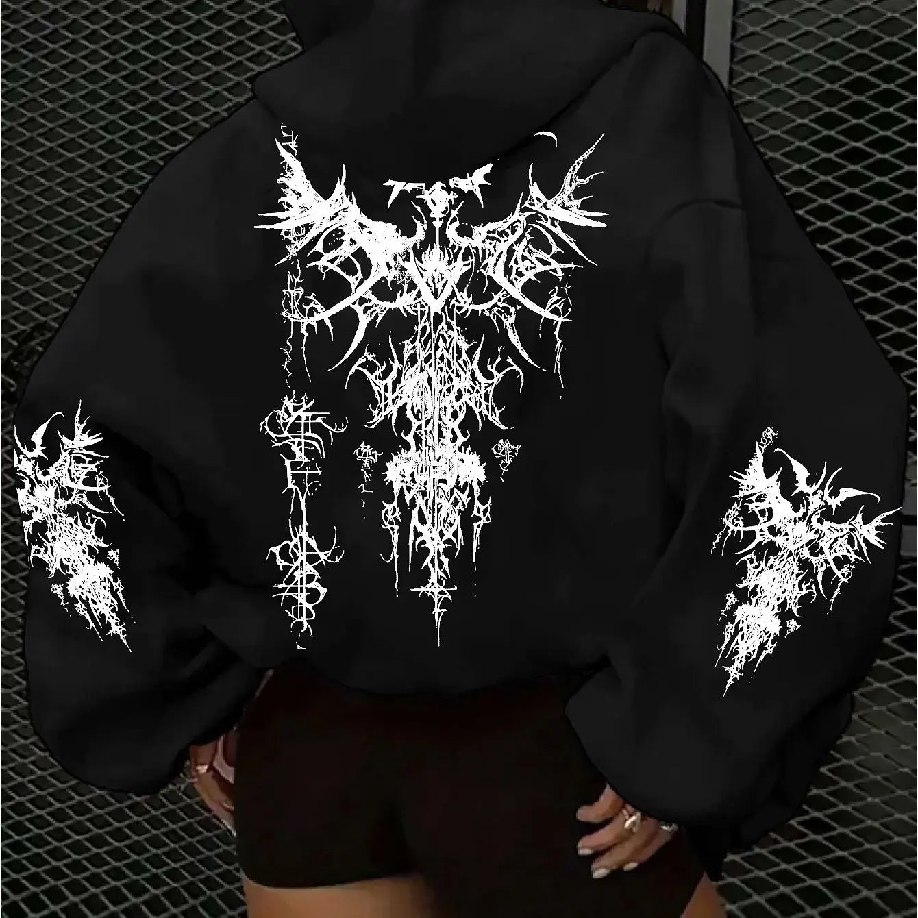 American Gothic women's hoodie by LadyShow.Store, casual fall and winter streetwear, stylish and suitable for men and women.
