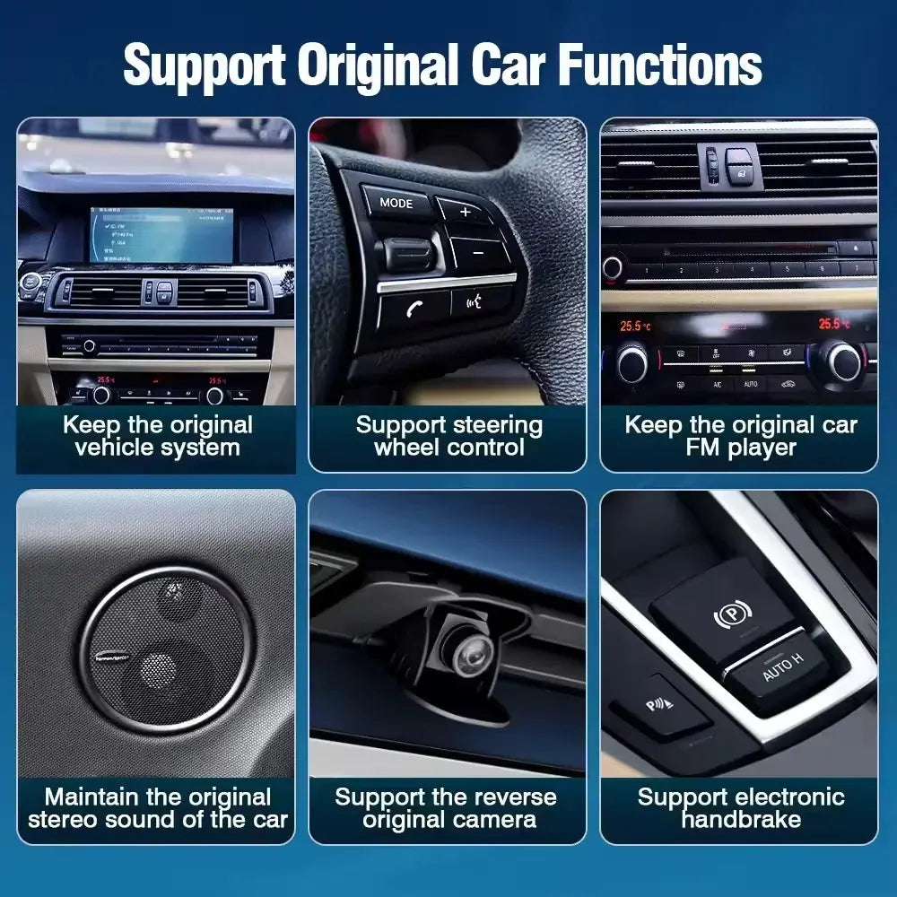 Wireless Apple CarPlay & Android Auto Mirror Link Functions Decoder For BMW NBT System 1 2 3 4 5 6 7 Series X1 X3 X4 X5 X6 MINI ZITA LA BELLE ÉLITE