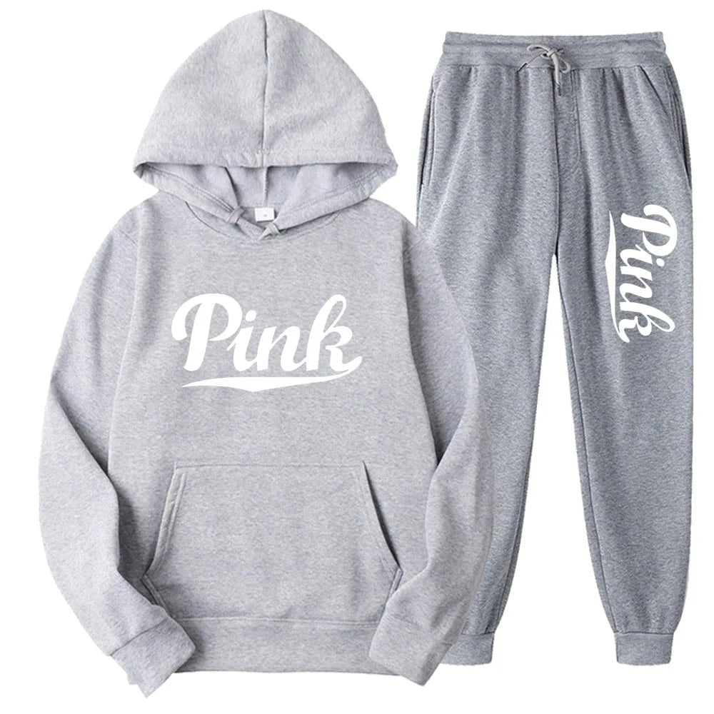Tracksuits Men/Women Casual Solid Warm Suits Hoodies Sweatpants Autumn Winter Pullover Sweatshirts Pants Sports Suit Two Piece ZITA LA BELLE ÉLITE