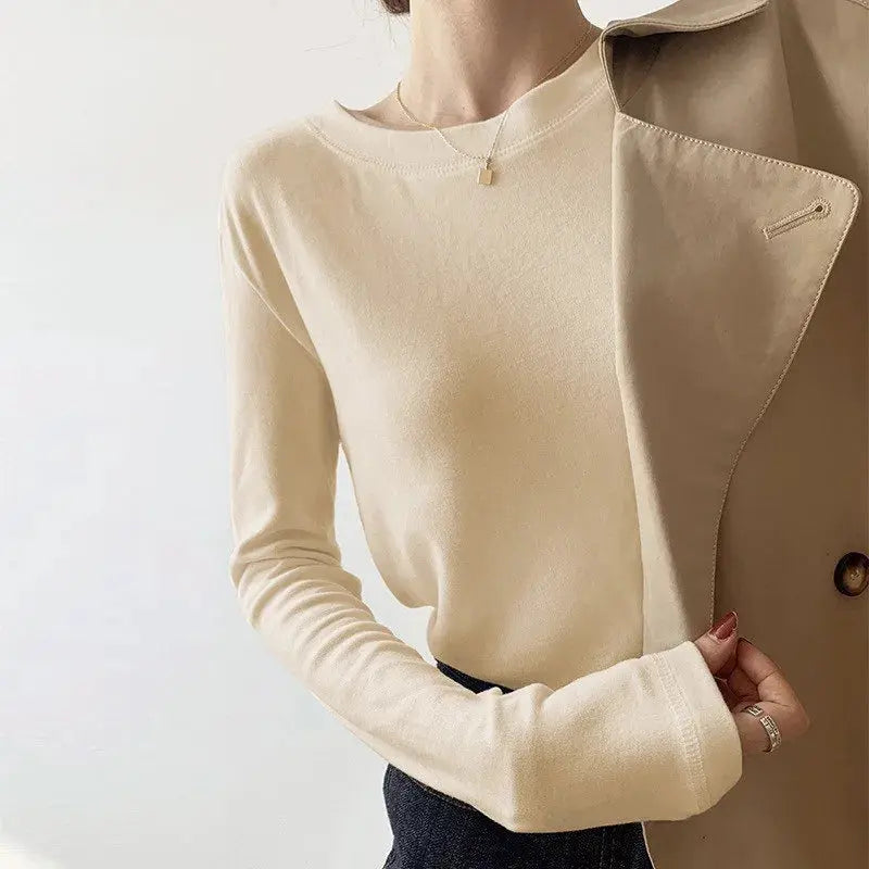 Winter Coat For Women 2024 Solid Lapel Double Breasted Long Cardigan Top Female Pokcet Streetwear Woman New In OuterCoat ZITA LA BELLE ÉLITE