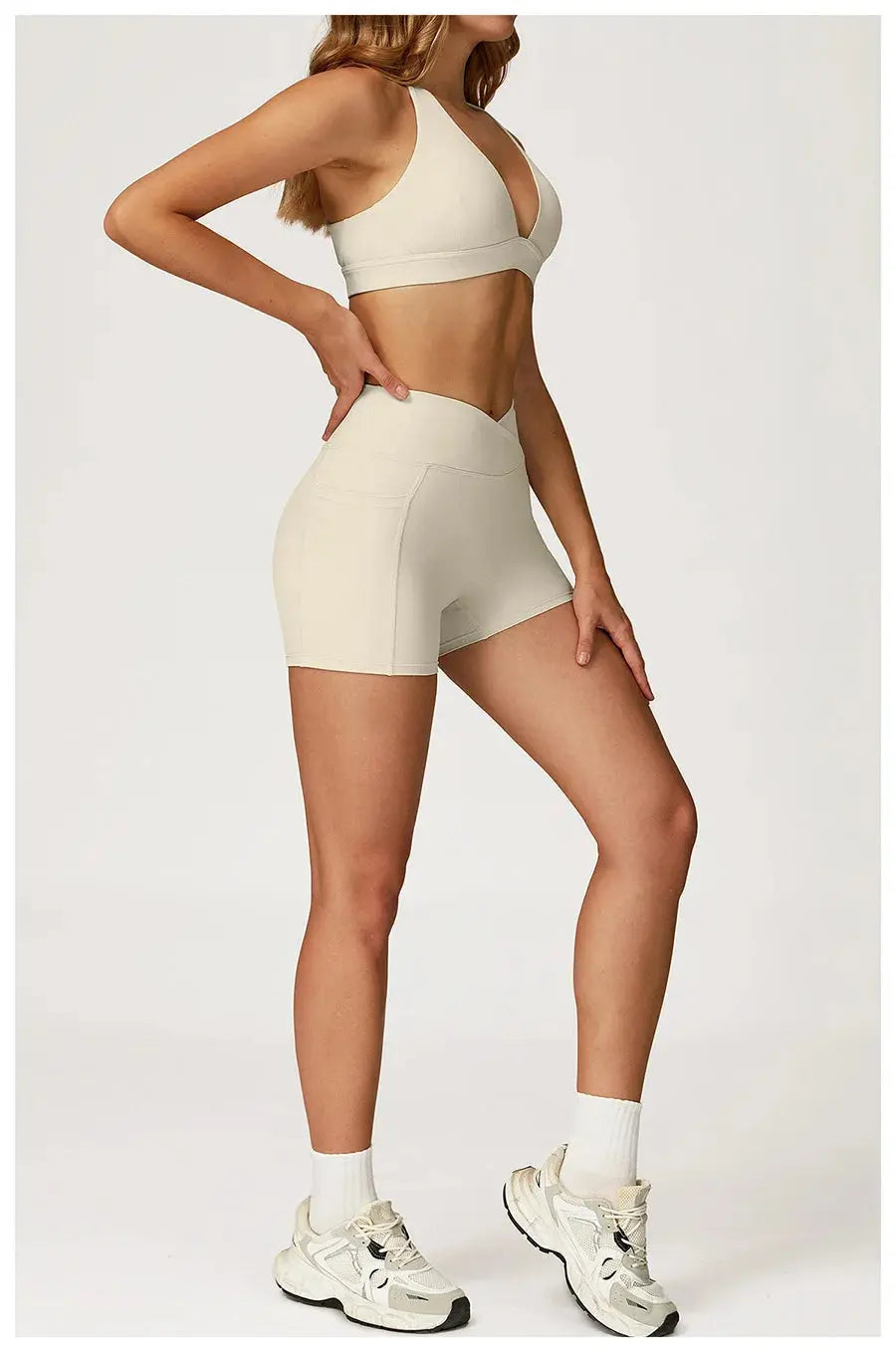 Yoga Set 2 Pieces Workout Outfits Fitness Sportswear Gym Tracksuit High Waist Leggings Sports Vest Athletic Wear Women Clothes ZITA LA BELLE ÉLITE