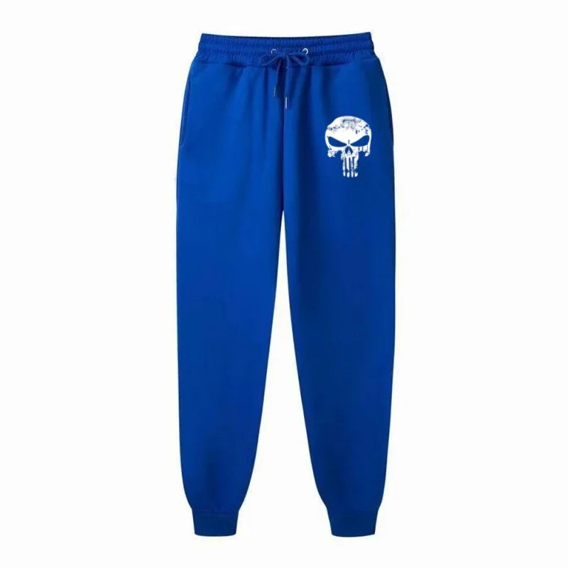 Men's THRIXINE cotton gym sweatpants with elastic waistband, comfortable athletic pants for workout and casual wear