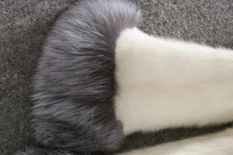 Hooded Loose Faux Fur Jacket Women Thick Autumn Winter Korean Maxi Coat Long Warm Luxury Fur Parkas Bontjas Furry Outerwear ZITA LA BELLE ÉLITE