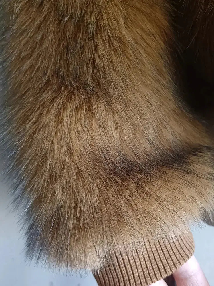 Fluffy Lapel Jackets for Women, Long Sleeves, Casual Zipper Jackets, Luxury Faux Fox Fur, Loose, Thick, Warm,Street Coats,Winter ZITA LA BELLE ÉLITE