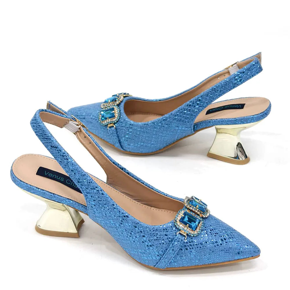 Ladies Shoes Matching Bag Set EDN12